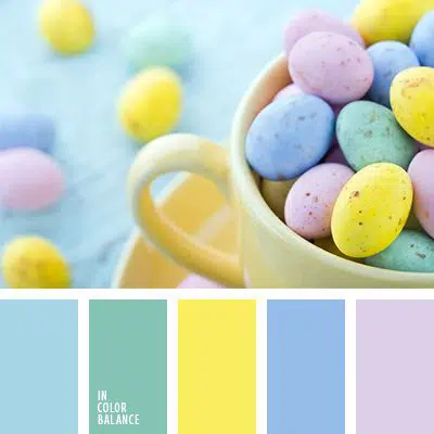 Farbpalette Pastelle