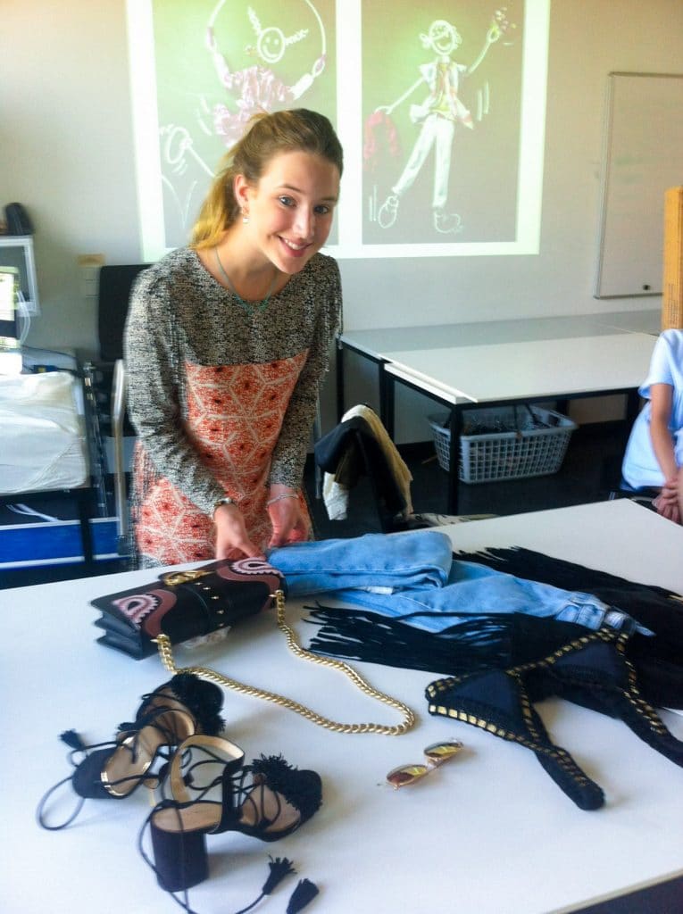 Fashion Flatlay Seminar an der AMD
