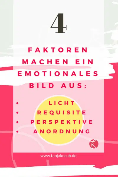 Vier Faktoren machen ein emotionale Bild aus