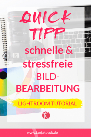 Lightroom Tutorial schnelle Bildbearbeitung für die Produktfotografie