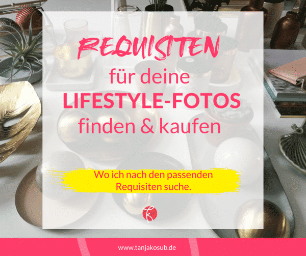 Requisiten für Lifestylefotos kaufen - Vorschaubild Blog